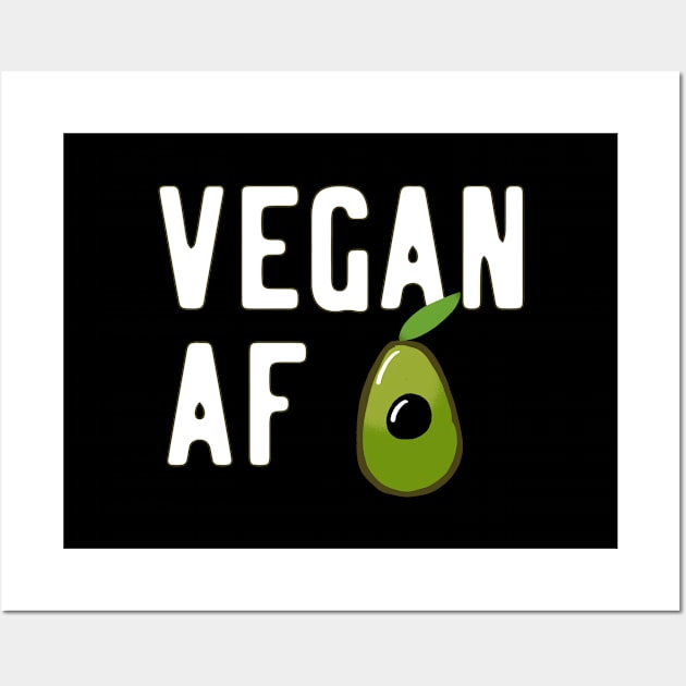 Vegan AF Wall Art by Flippin' Sweet Gear